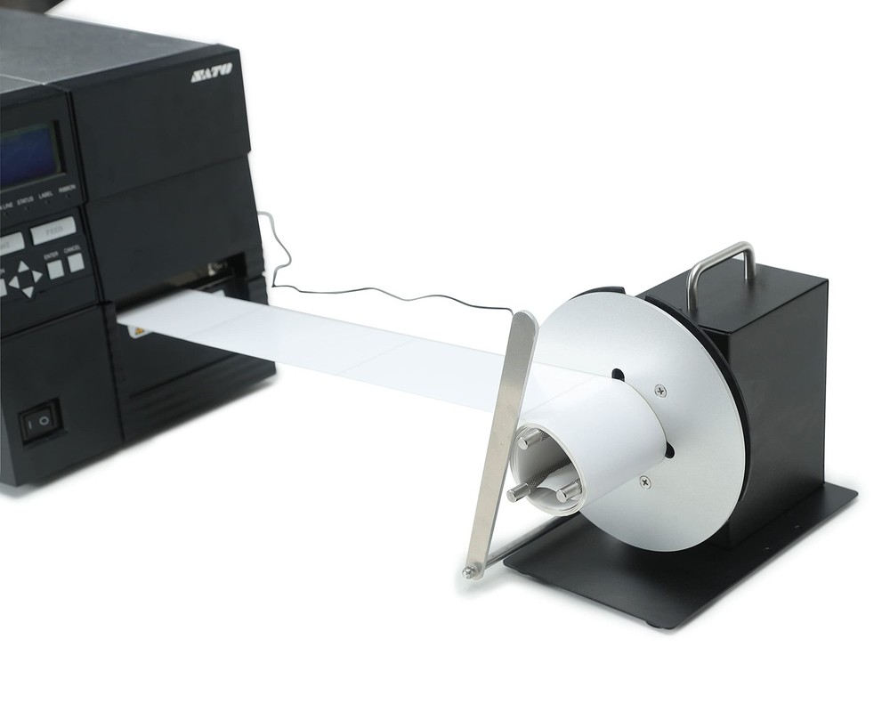 U.S. Solid Automatic Label Rewinder 7.2 in Roll Diameter 3.93 in Width