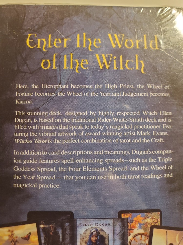 MINI Witches Tarot Deck by Ellen Dugan and Mark Evans (A2)