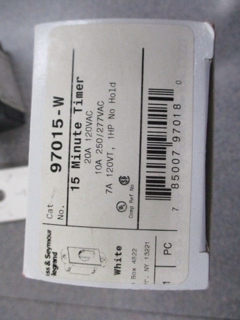 Pass & Seymour Timer Switch 97015-W