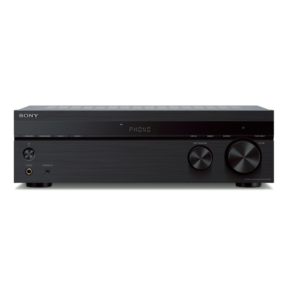 Sony STRDH190 2 ch Stereo Bluetooth Receiver 4 speaker bundle
