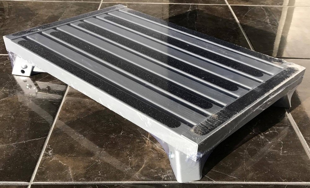 Caravan RV Lightweight Compact Folding Platform Step 22cm Height 200kg Capacity