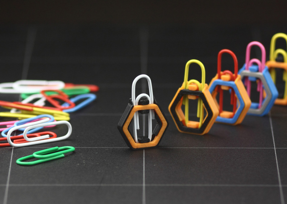3D Printed Zipper Puller Paper Clip (4 PCS)