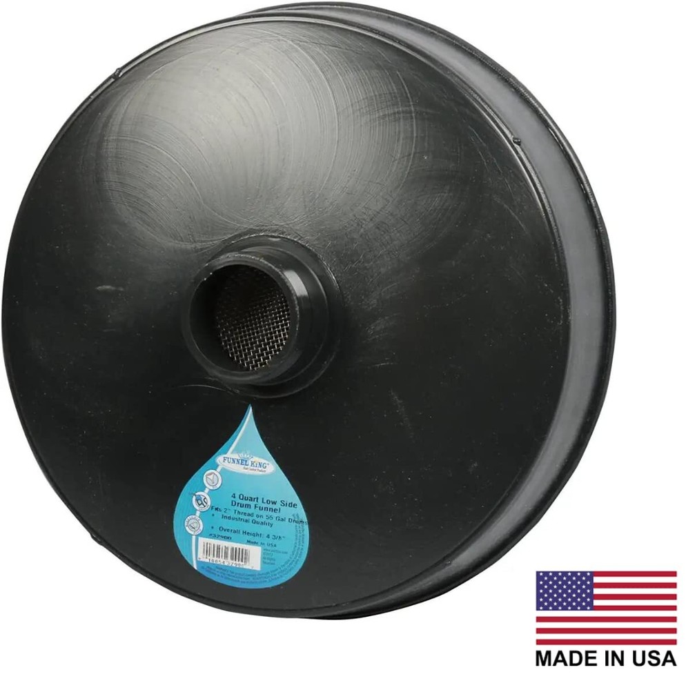 Wirthco 32900 Drum Funnel with Screen - 4 Quart Capacity
