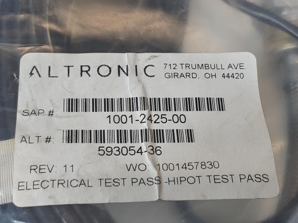 Altronic Shielded Cable Assembly 593054-36