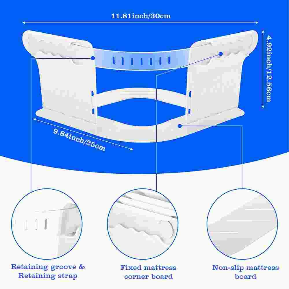 Bed Sheet Holder with Lock Strips Heavy Duty Bed Sheet Corner Keep Sheets Tight