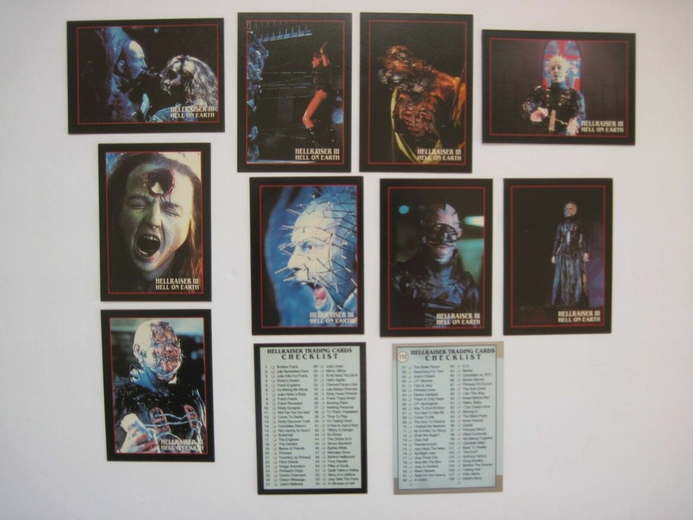 HELLRAISER CARDS Your Pick Complete your Set Quantity Discounts 1992 Eclipse