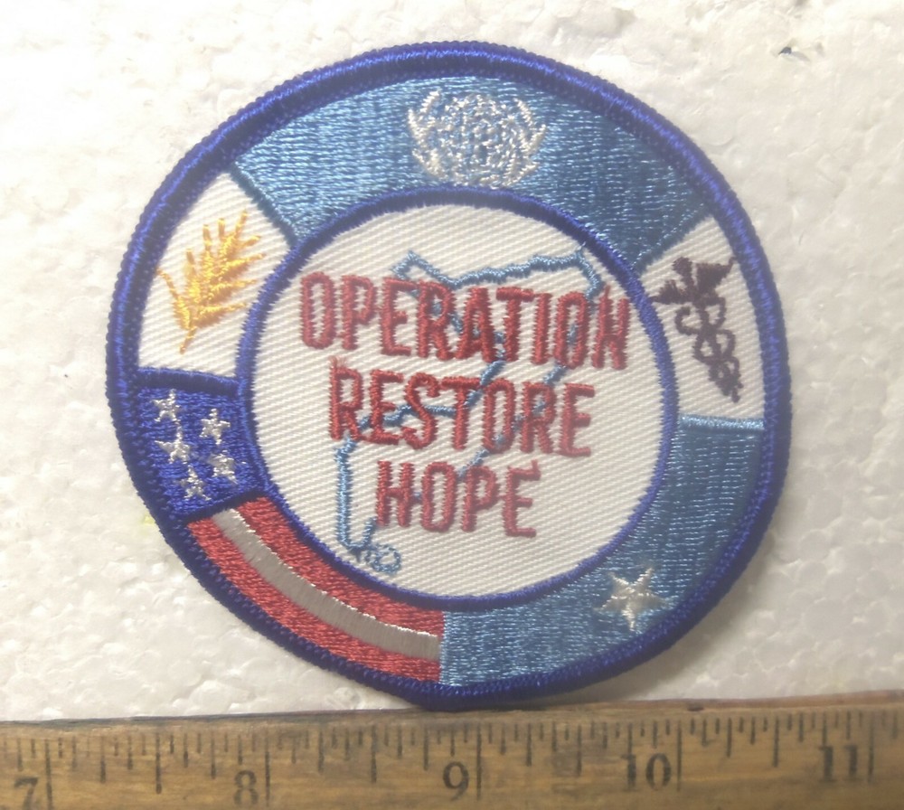 Operation Restore Hope Embroidered Patch