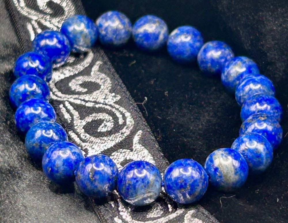 Lapis Lazuli Beaded Stretch Bracelet