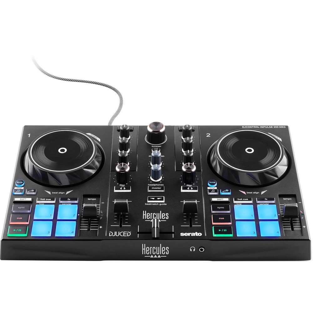 Hercules DJ Inpulse 200 Mk3 2-Channel DJ Controller