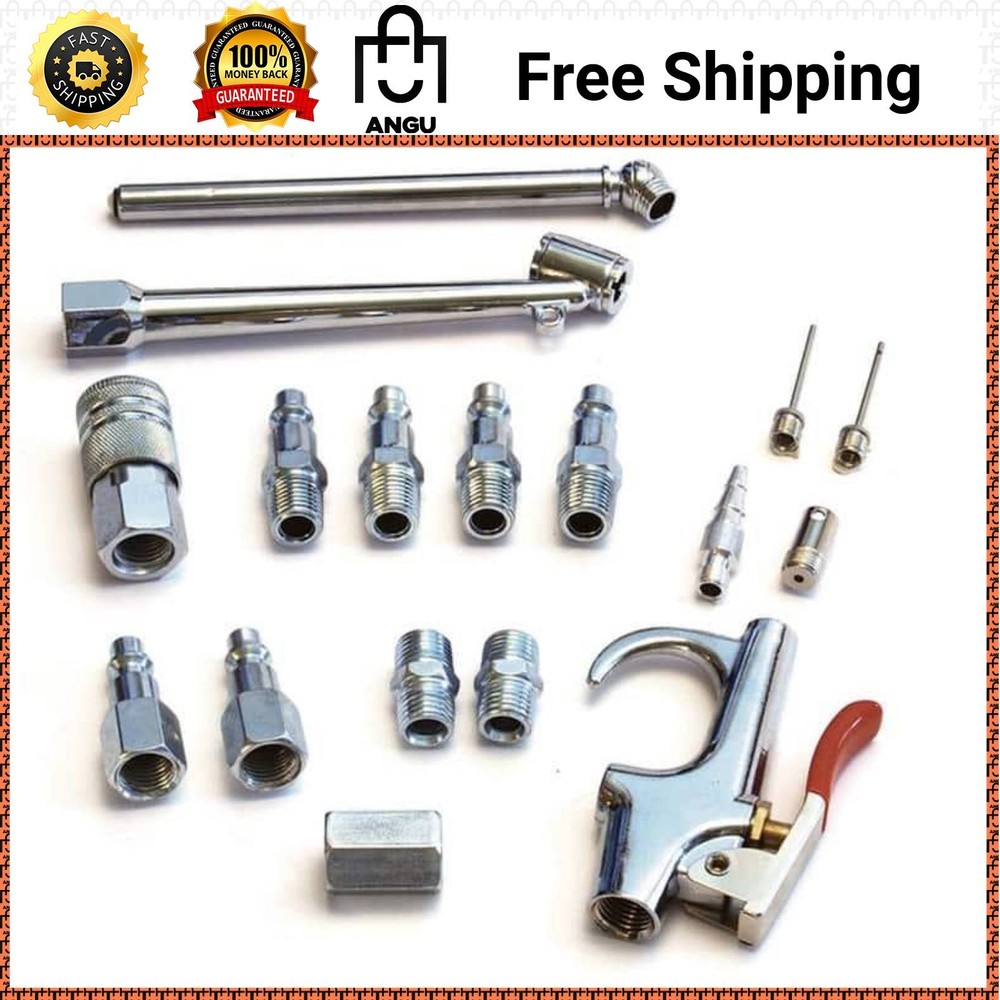 17-Piece Air Compressor Accessory Kit - Versatile Tools for Your Compressor NEW
