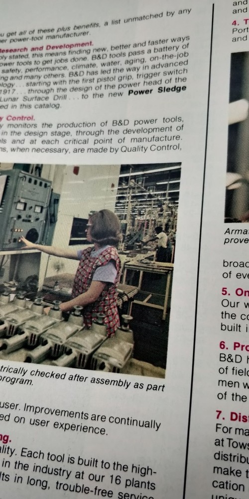 1973 BLACK & DECKER Power Tools Electrical Catalog C1