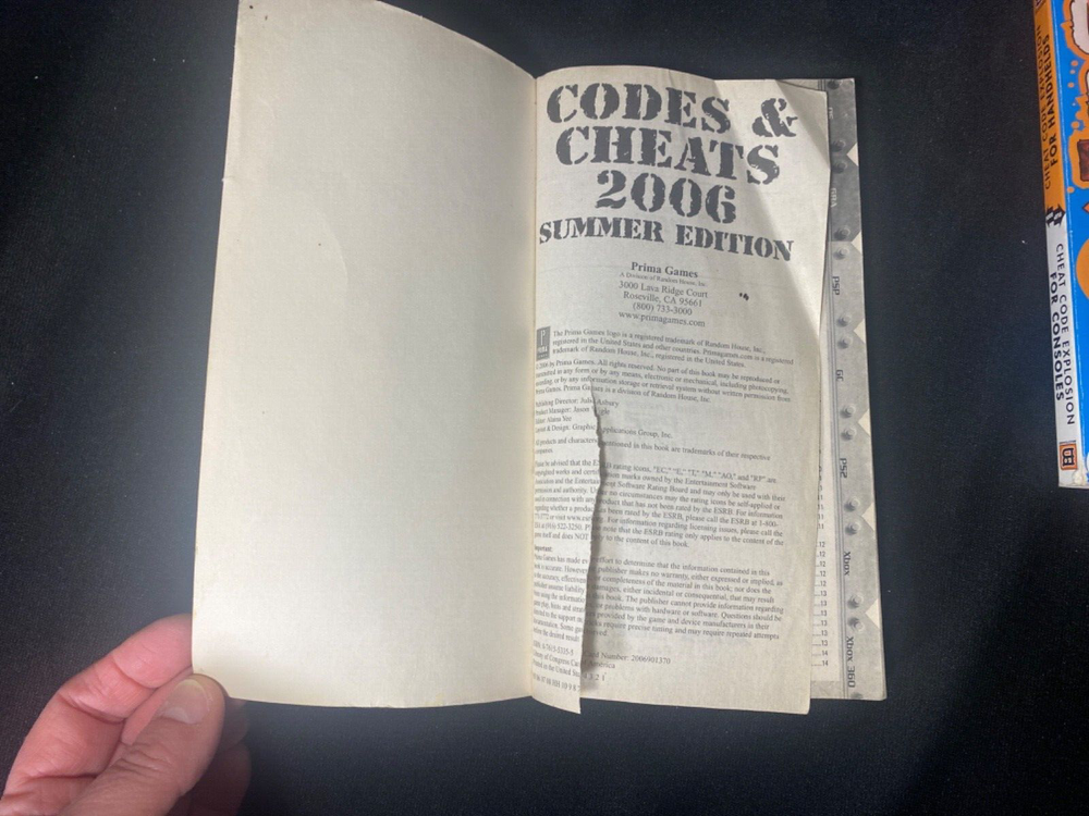 2006 Prima Codes & Cheats & 2 Brandygames Secret Codes & Cheat Code Explosion