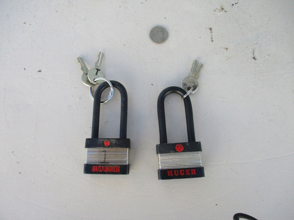 2 Ruger Paddlelocks Locks