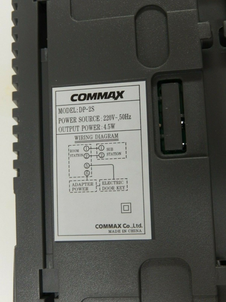 Commax Audio Intercom Kit DP-2S/DR-201D for AC220V (European version)