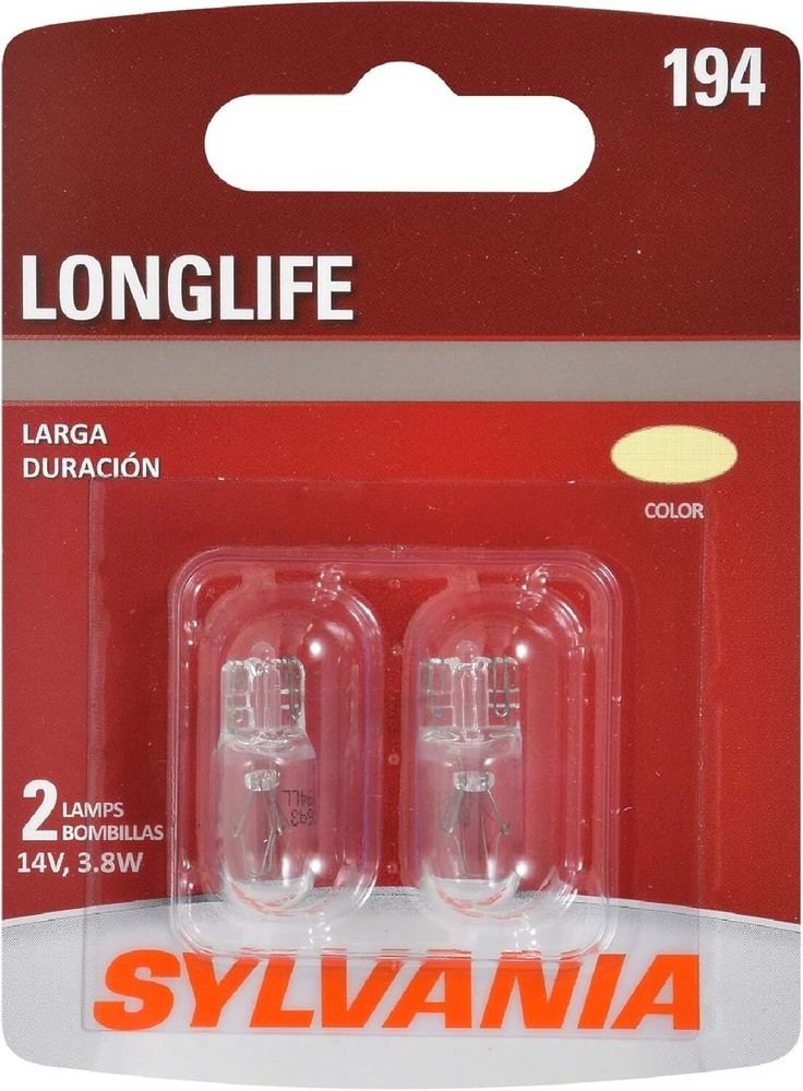 SYLVANIA - 194 Long Life Miniature - Bulb, Ideal for Interior Lighting –...