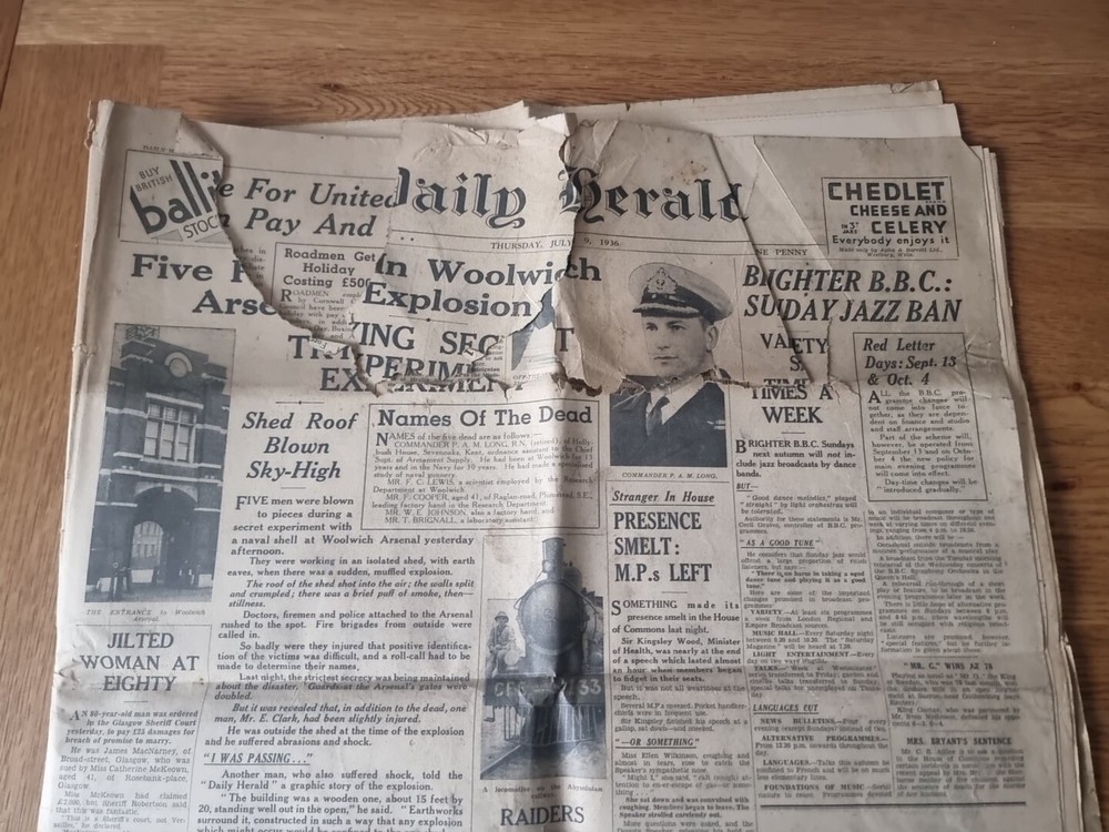 Daily Herald 09/07/1936