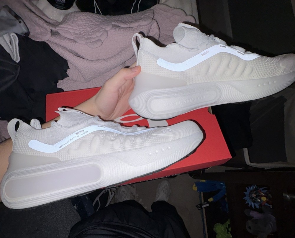 Under Armour Phantom 4 White Size 12 Brand New