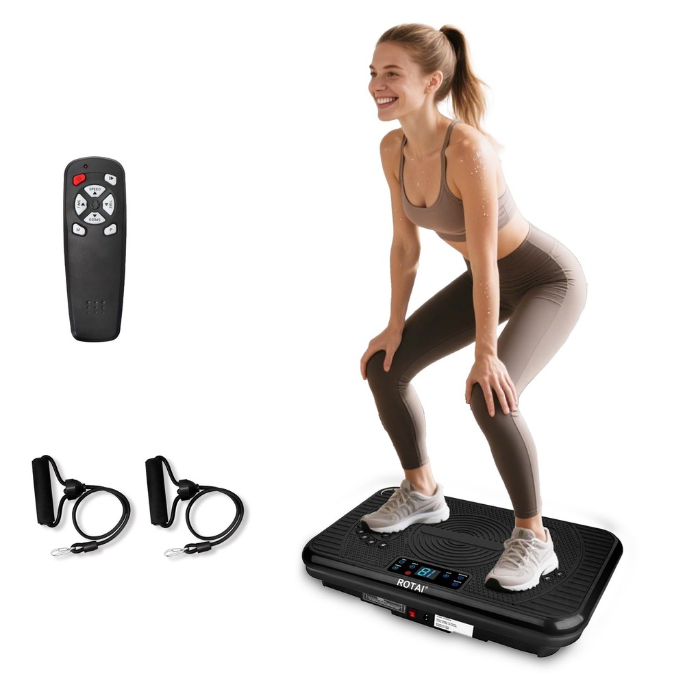 Shake Plate Vibration Exercise Machine for Lymphatic Drainage Massager & Weig...