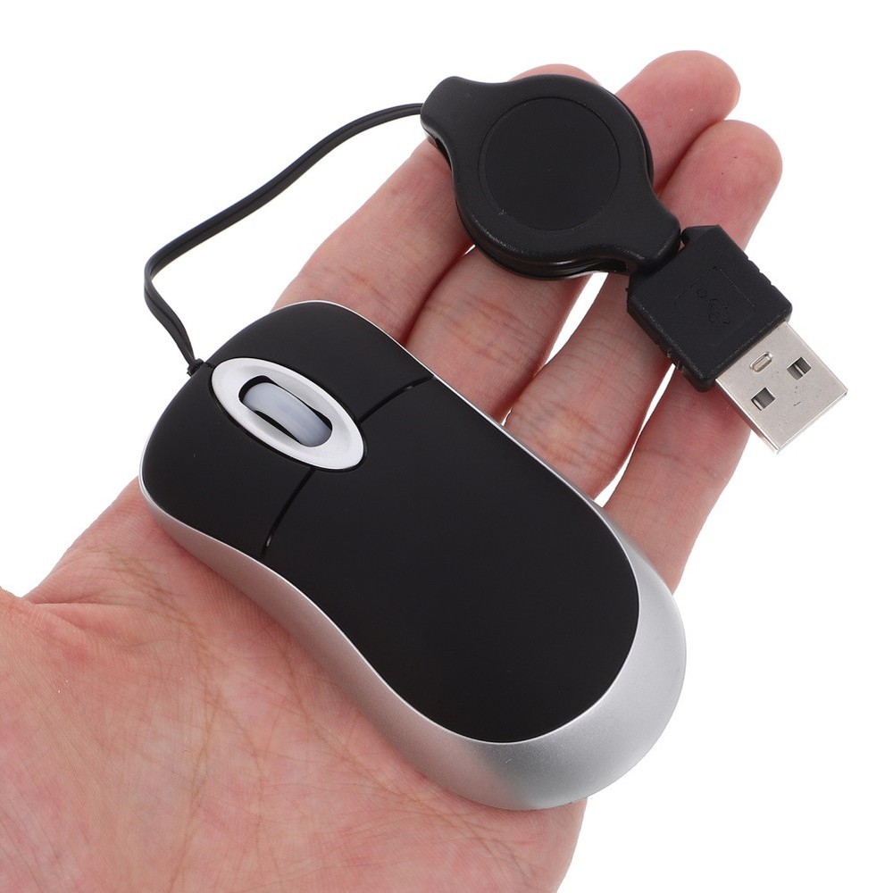 Quiet Mouse Retractable Wire Optical Wired High Voltage Electric