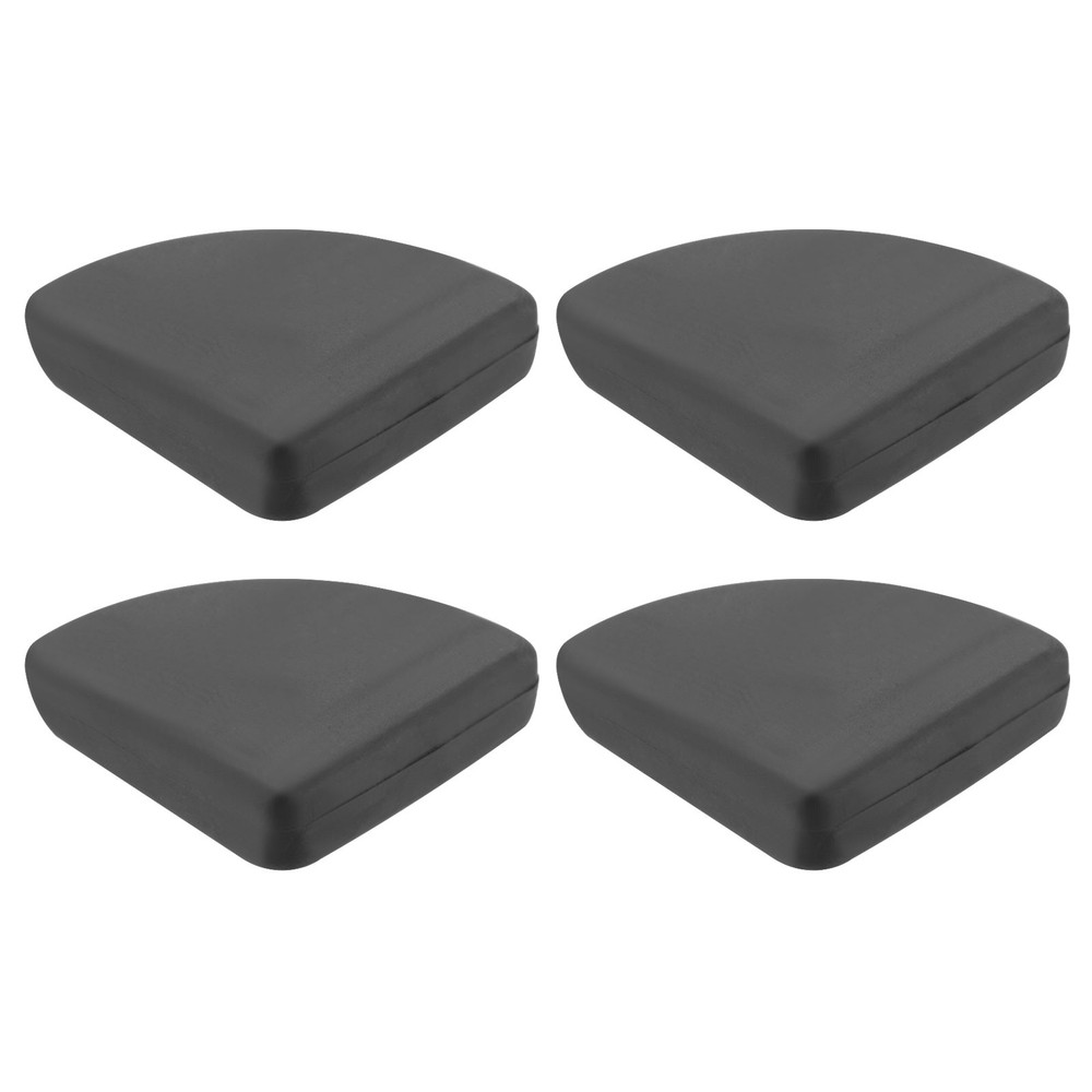 Corner Guards Table Corner Protectors Soft Silicone Black 30x30x9mm, 56 Pcs
