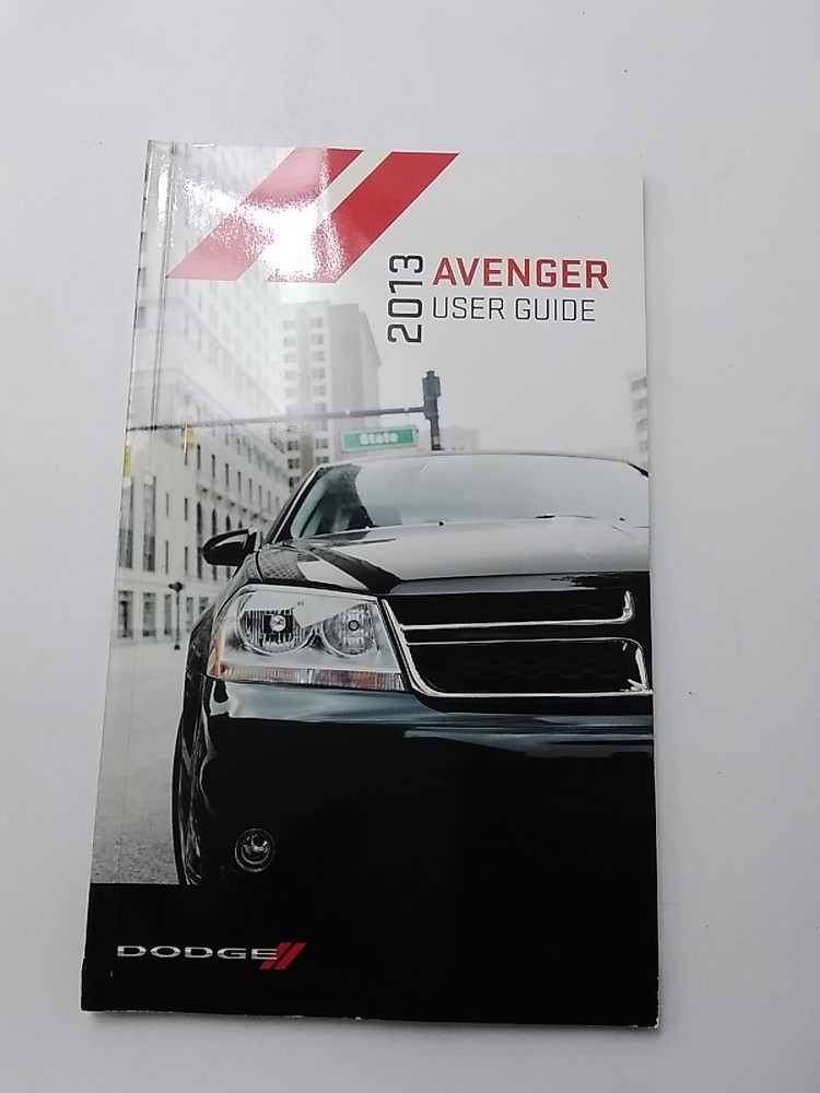 2013 Dodge Avenger User Guide OEM