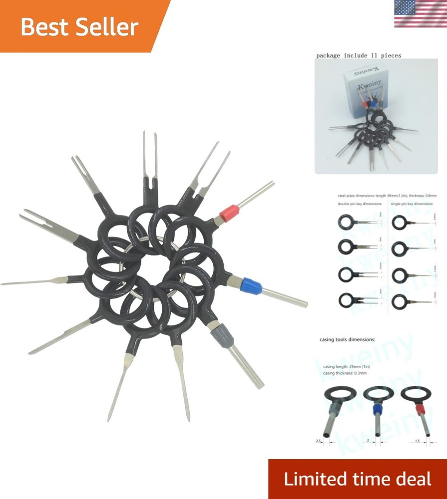 Universal Electrical Connector Release Tool Set – 11 Pieces, Durable Design