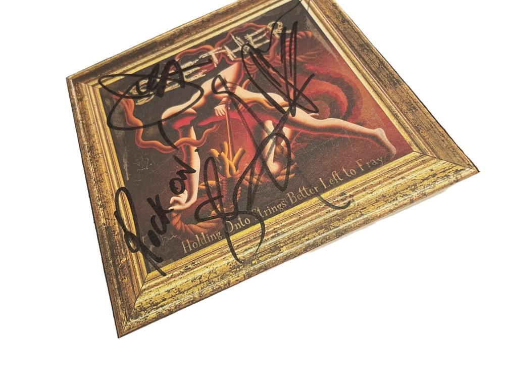 SEETHER SIGNED AUTOGRAPH x3 HOLDING ONTO STRINGS LEFT FRAMED CD SHAUN +2 JSA COA
