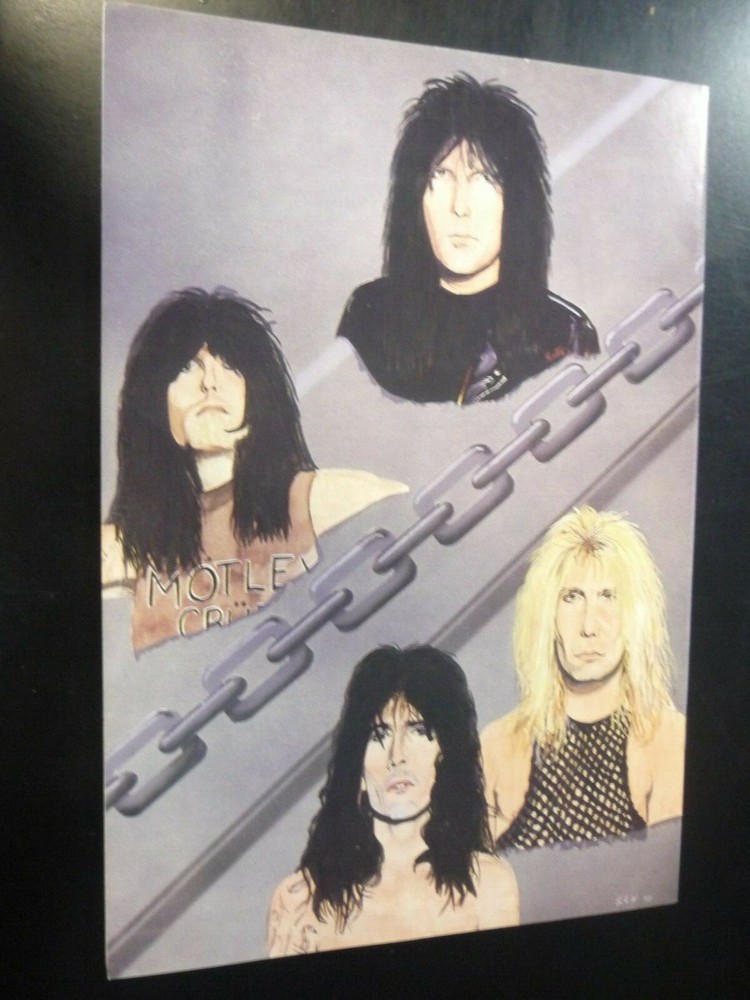 MOTLEY CRUE 1ST PRINT, METAL THUNDER COMICS #1 1990