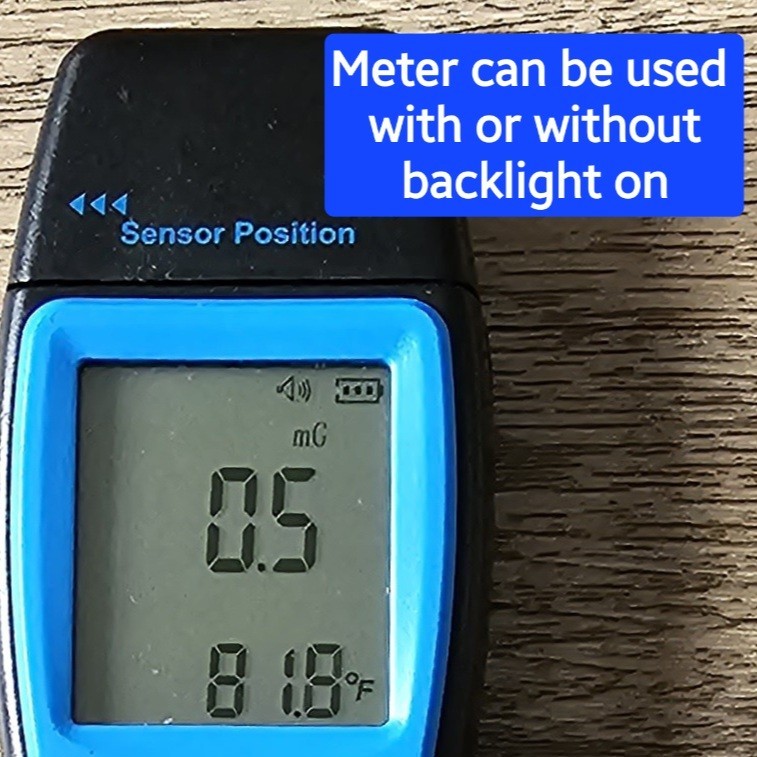 EMF Meter for Ghost Hunting, Audible/Visual Alerts, Monitors EMF & Ambient Temp
