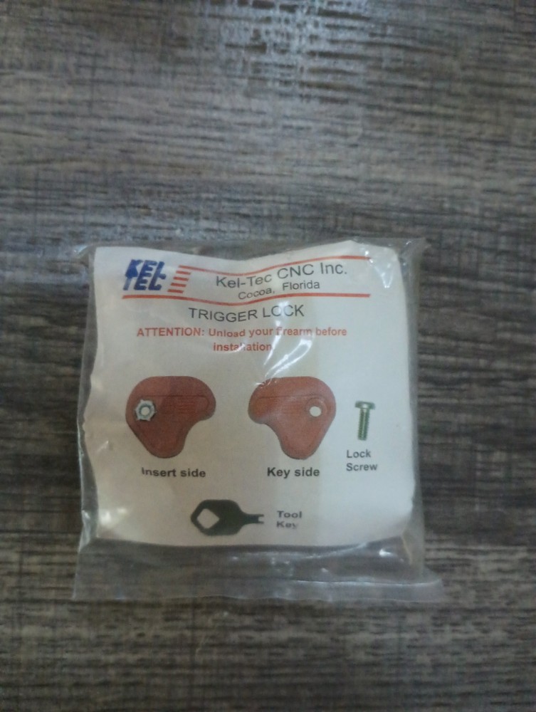 Gun Trigger Lock 1 Key Red NEW