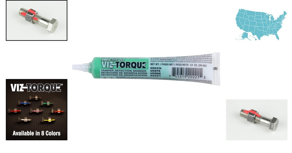 Bright Green Tamper Detection Marker - Precision Torque Identification Tool