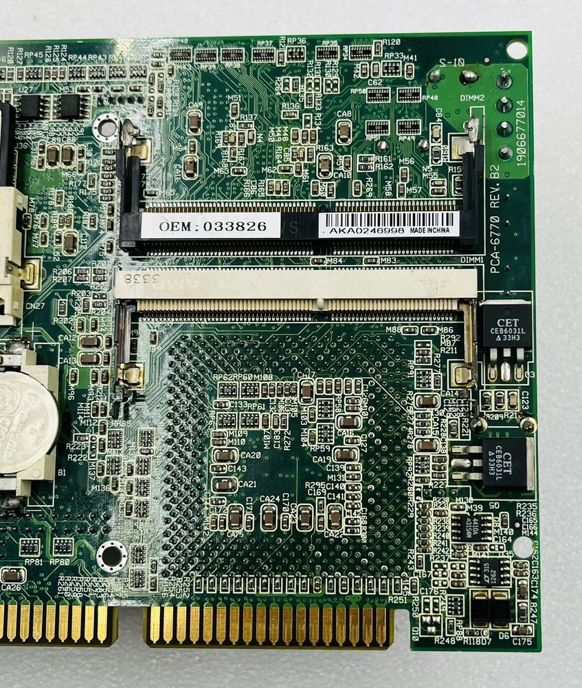 Advantech PCA-6770 CPU Board