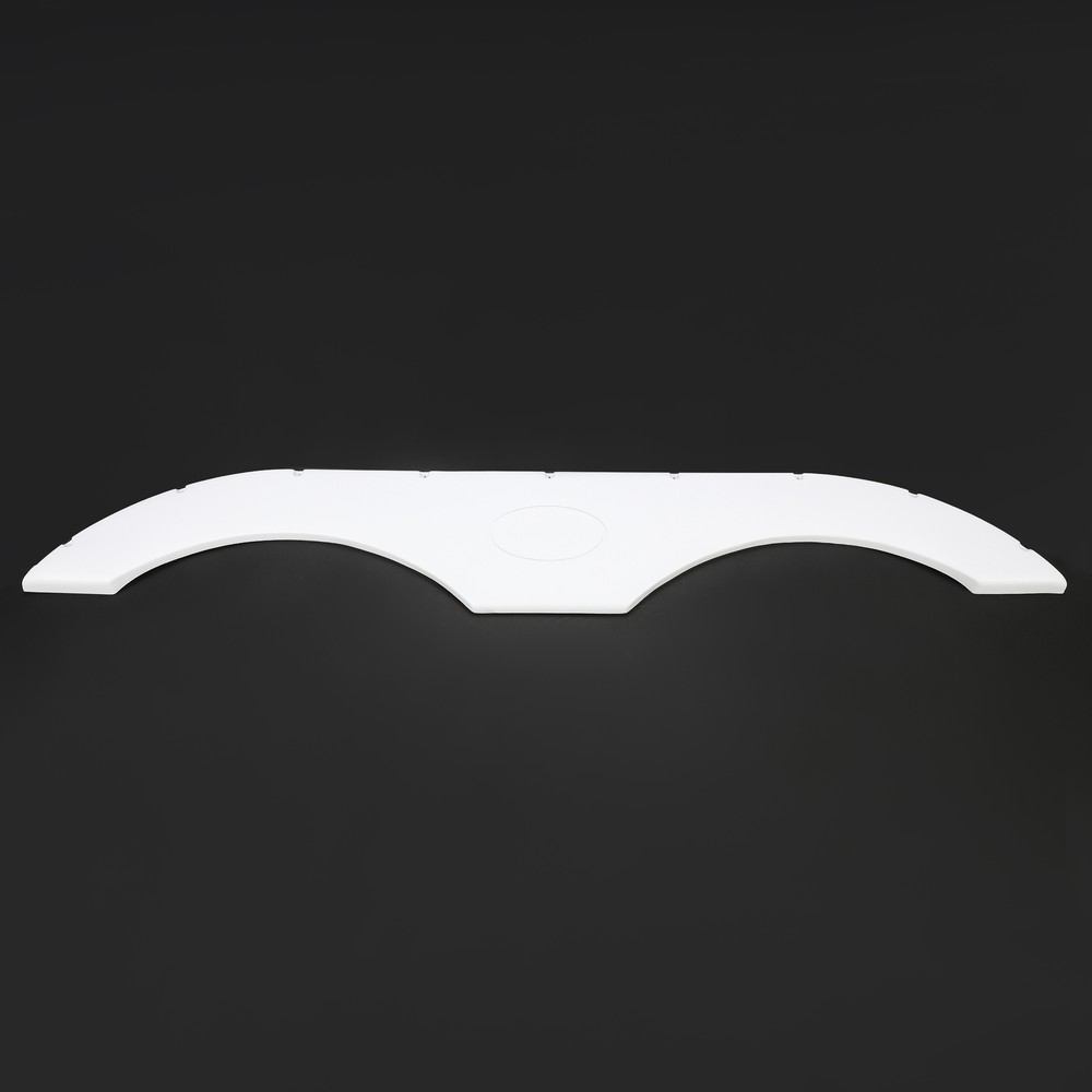Pair of Tandem Trailer Fender Skirt In White For RVs Campers And Trailers