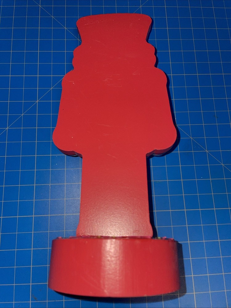 Ashland Sprinkle Shop Mirrored Red Nutcracker Tabletop Decor Figurine