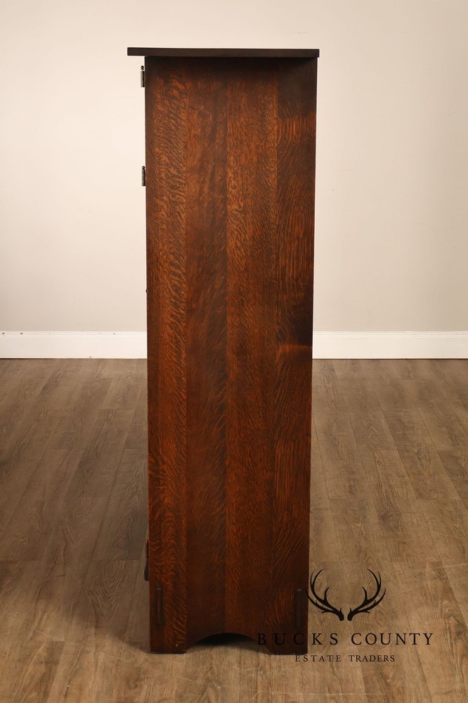 Warren Hile Studio Mission Oak Drop Front Desk