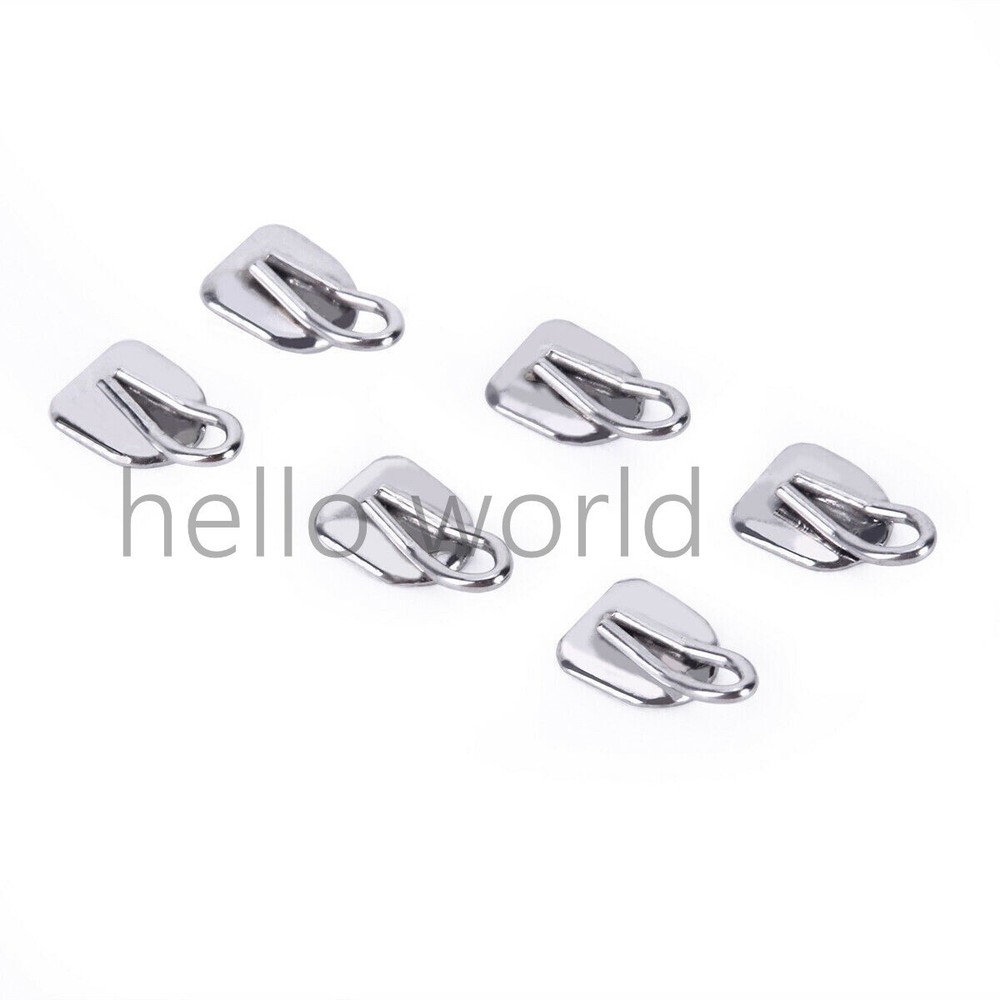 5 Bag Dental Orthodontic Buttons Traction Hook Rectangular Base Bondable
