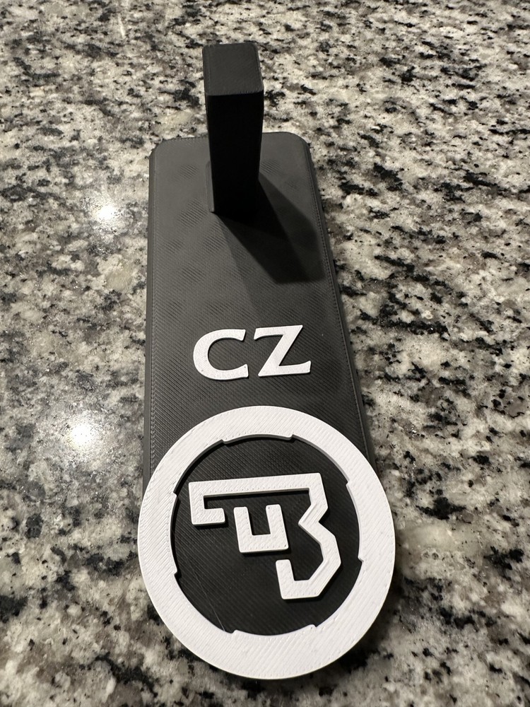 Universal pistol display stand safe organizer CZ will work with