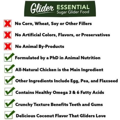 Exotic Nutrition Starter Package For Sugar Gliders High Protien