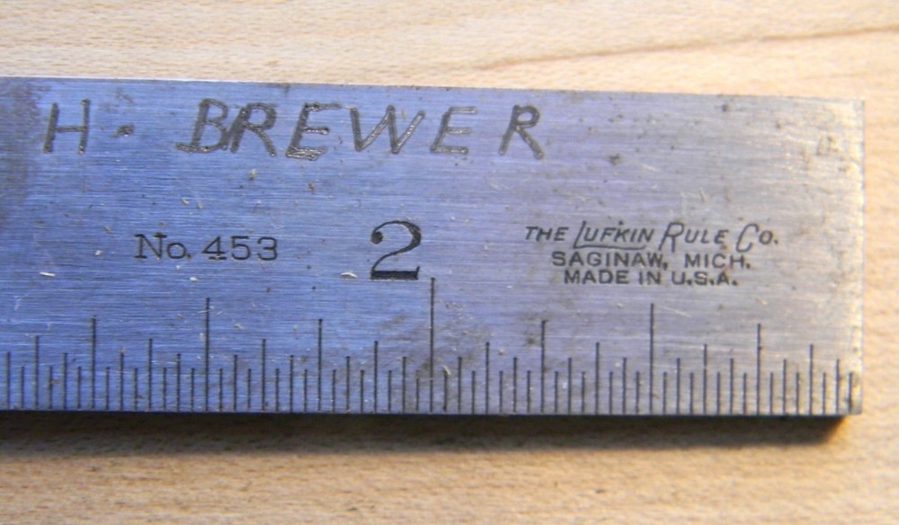 Vintage Lufkin 453 Pocket Slide Caliper Original Box