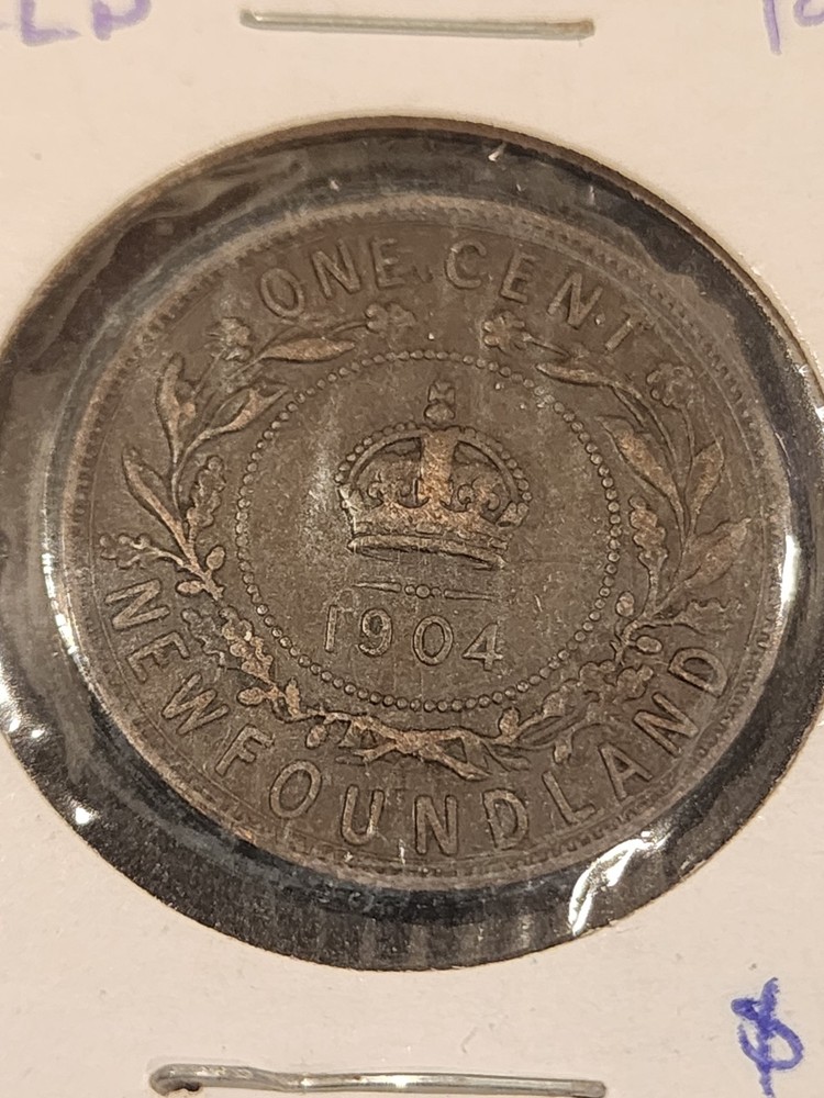 1904H Newfoundland 1 Cent Coin