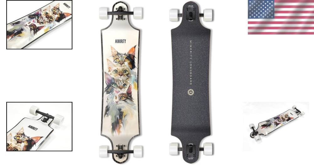Beginner-Friendly 40" Downhill Longboard with Pro Durability