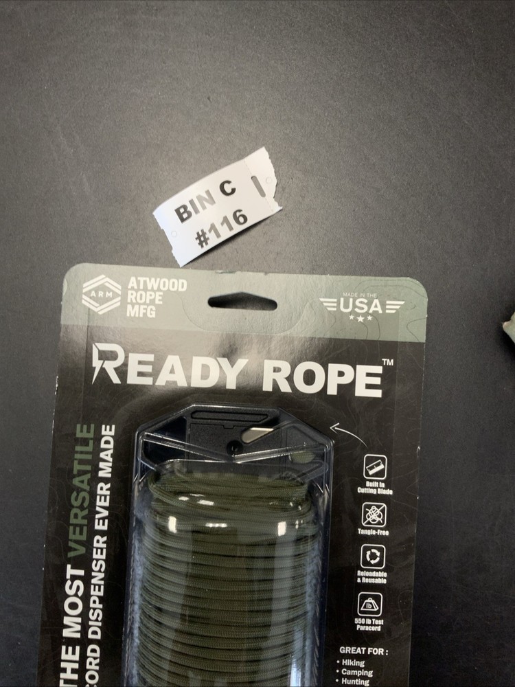 Atwood Ready Rope 100ft OD GREEN🔥