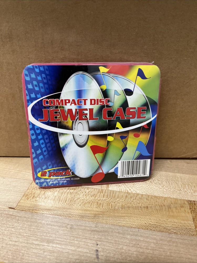 Compact Disc Jewel Case 2pack. Sealed B1