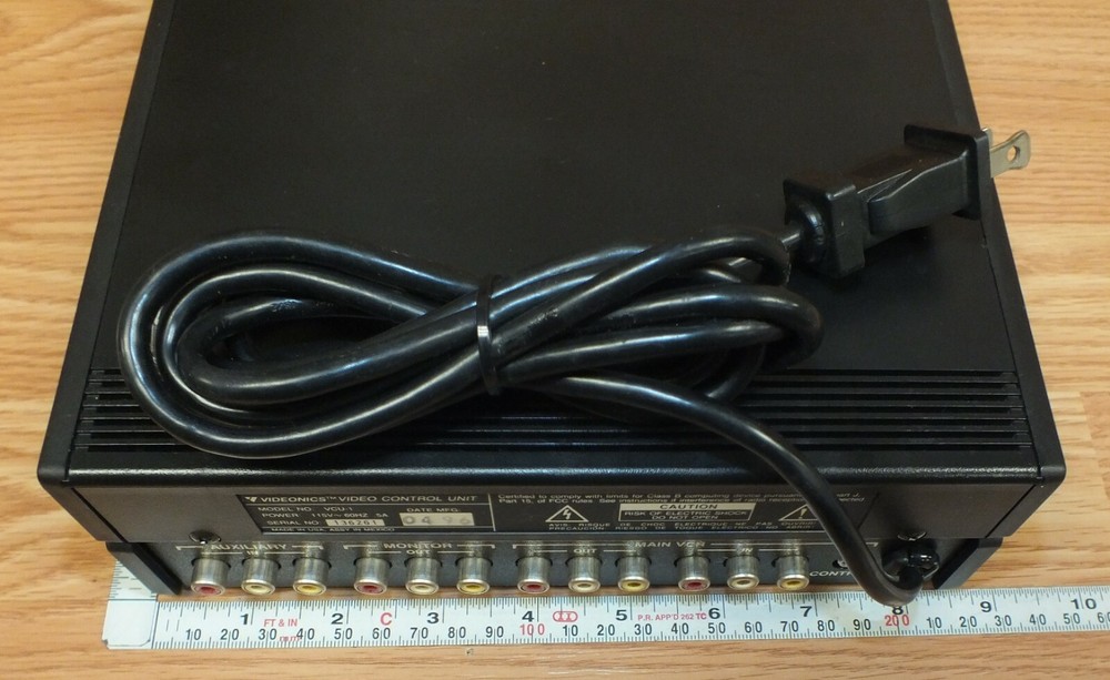Genuine Videonics (VCU-1) Video Control Unit - Box Only **READ**