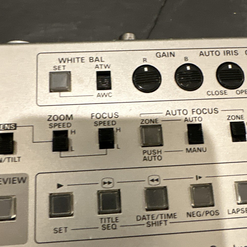 Panasonic WV-CR12 Camera Camera Remote Controller,Untested #R47