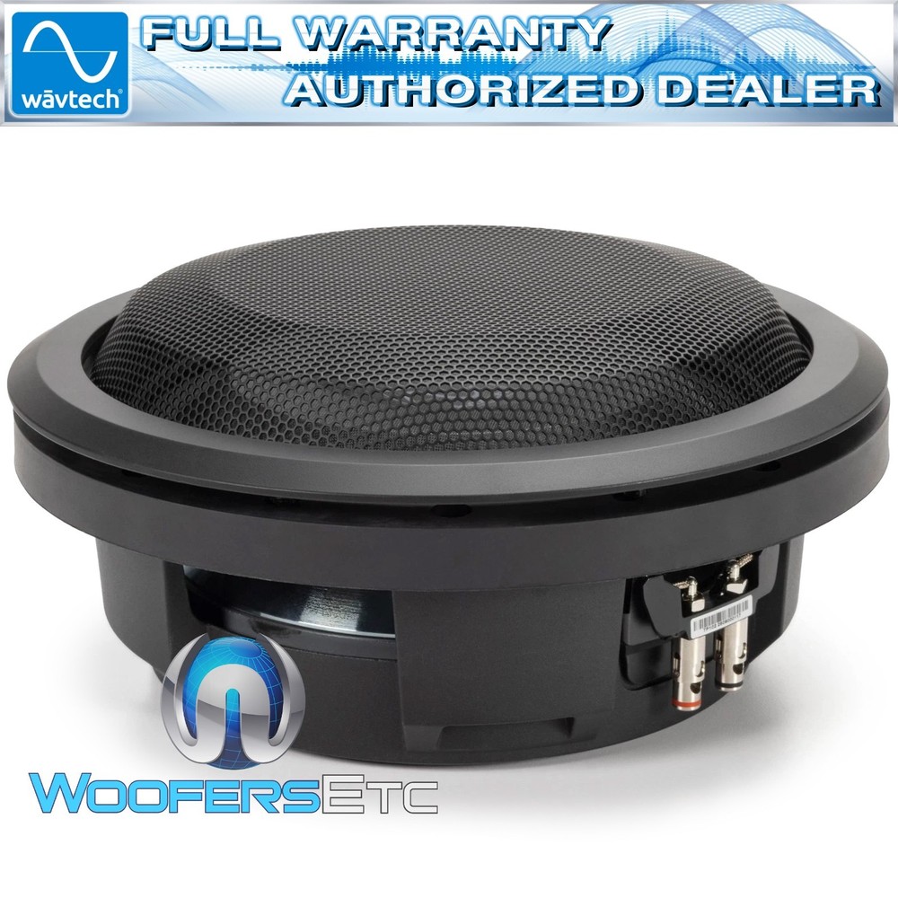 WAVTECH THIN PRO 10-2 10" SHALLOW MOUNT 2-OHM 2250W THIN SUBWOOFER SPEAKER NEW