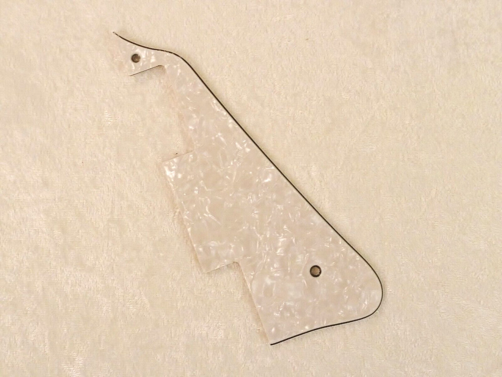 PICKGUARD AGED WHITE PEARLOID 4 PLY FOR EPIPHONE LES PAUL