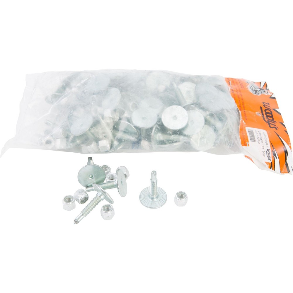 Woodys Grand Master Silver Studs 1.325" - 84/Pack GMP-1325-84