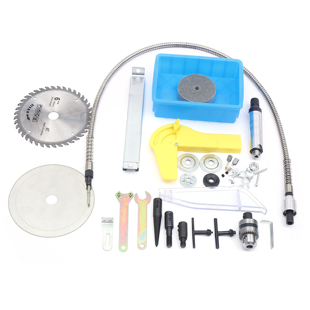 Mini Table Saw Machine Bench Polisher Machine Benchtop Polisher Machine Set