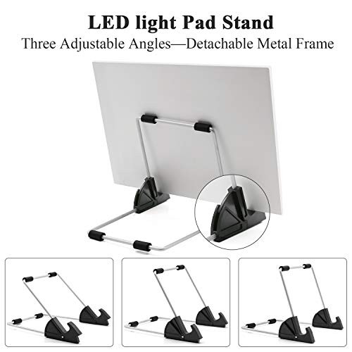 LED Light Pad for Diamond Painting Kit, A4 Light Board,Adjustable